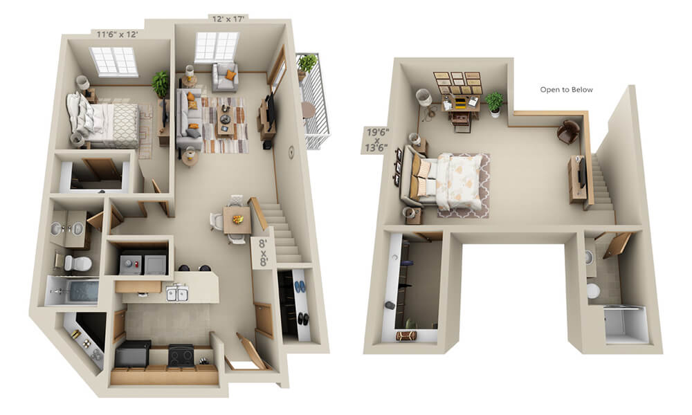 Wilson Floorplan | T.R. McKenzie Apartments