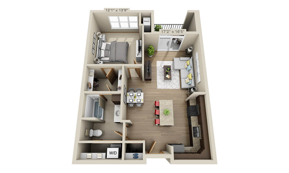 Lily Layout | T.R. McKenzie Apartments